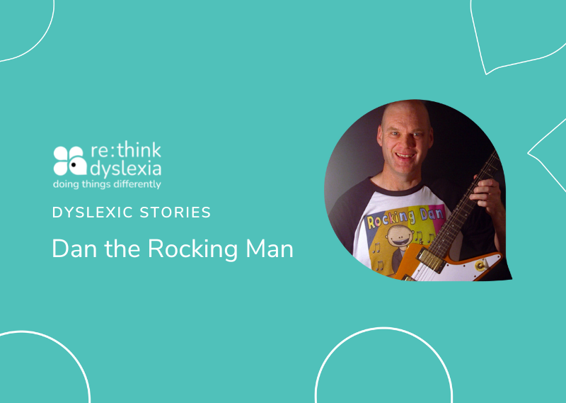 Question Dys: Faces of Dyslexia Campaign with Dan the Rocking Man