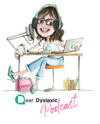 Dear dyslexic podcast series logo