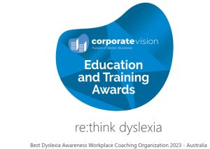 re:think dyslexa winner of the Corproate Magazine 2023 Education and Training Awards